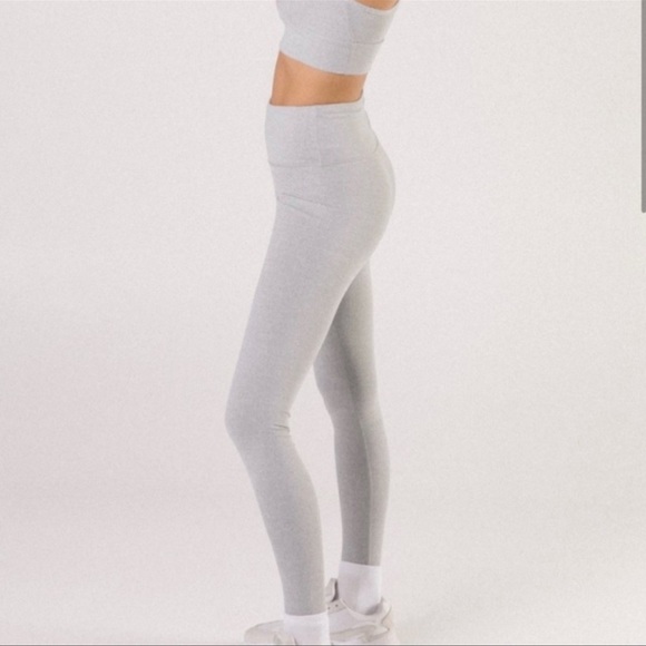 SASKI Pants - SASKI Heathered Gray Leggings